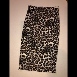 Bebe cheetah print pencil skirt, size M, worn once